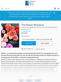 The Flower Workshop - Hamilton Public Library - OverDrive