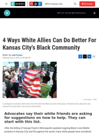 4 Ways White Allies Can Do Better for Kansas City's Black Community