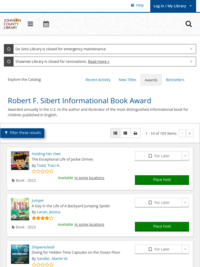 The Robert F. Sibert Informational Book Award