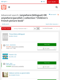French and English: bilingual picture books