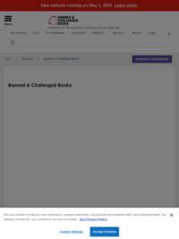 Banned &amp; Challenged Books | American Library Association