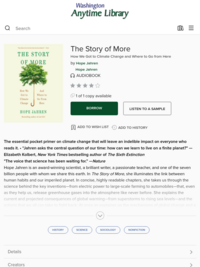 The Story of More - Washington Anytime Library - eaudio
