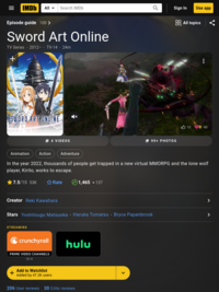 Sword Art Online (TV Series 2012– ) - IMDb