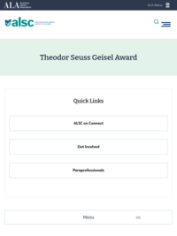 Dr. Seuss (Theodor Seuss) Geisel Award
