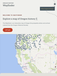 Oregon History Wayfinder