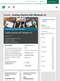Program: Getting Started with Windows 11 (Sept 15)