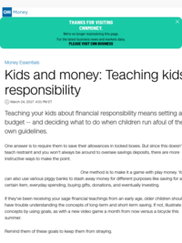 CNNMoney: Kids and Money