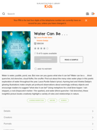 Water Can Be by Laura Purdie Salas