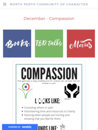 December - Compassion - NORTH PERTH COMMUNITY OF CHARACTER