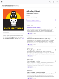 ‎Alice Isn't Dead on Apple Podcasts