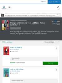 The Epic and Ultimate Teen LGBTQIA+ Fiction Guide Part 1