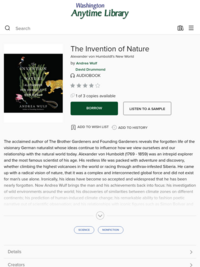 The Invention of Nature - Washington Anytime Library - eaudio