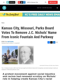KC Parks &amp; Rec Board Approves Fountain Name Change