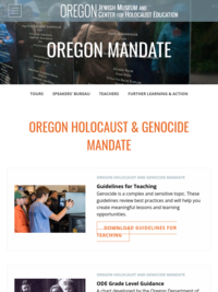 Oregon Holocaust &amp; Genocide Mandate