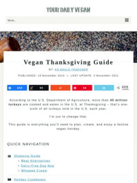 The Vegan Thanksgiving Guide