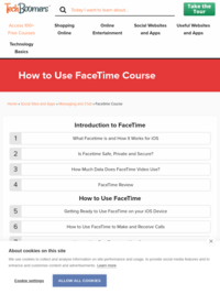 How to Use Facetime - TechBoomers (Course)