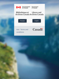 Government of Canada Web Archive of federal government websites