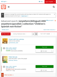 Spanish and English: bilingual non-fiction and folktales