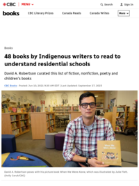 CBC | 48 books by Indigenous writers to read to understand residential schools