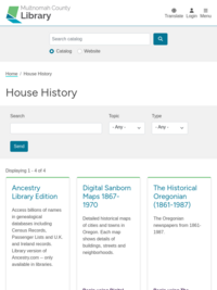 Research your house's history!