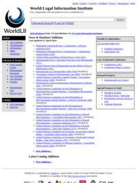 World Legal Information Institute (WorldLii)