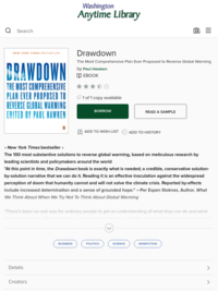 Drawdown - Washington Anytime Library - ebook