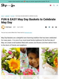 10 Simple May Day Baskets
