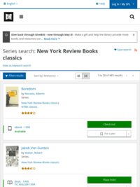 New York Review Books Classics
