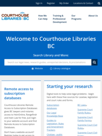 BC Courthouse Library