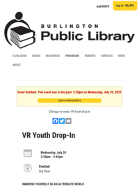 VR Youth Drop-In