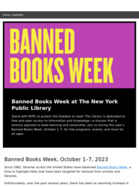 New York Public Library Banned Books