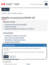 Maladie à coronavirus (COVID-19) - Gouvernement du Canada