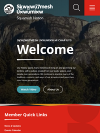 Squamish Nation Website