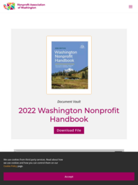 Washington Nonprofit Handbook 2022 edition