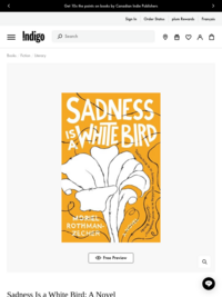 Sadness Is a White Bird: A Novel, Book by Moriel Rothman-Zecher (Hardcover) | chapters.indigo.ca