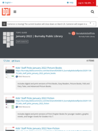 January 2022 | Burnaby Public Library