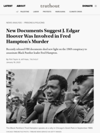 New Documents Suggest J. Edgar Hoover Was Involved in Fred Hampton’s Murder