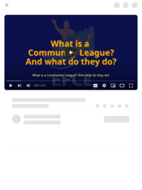 What's a Community League?