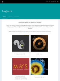 Zooniverse Projects