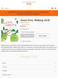 Good Trick, Walking Stick! by Sheri M. Bestor