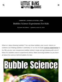Bubble Science: Make a Bouncing Bubble