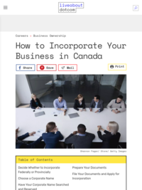 How to Incorporate Your Business in Canada