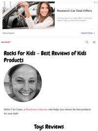 Rocks For Kids, Website