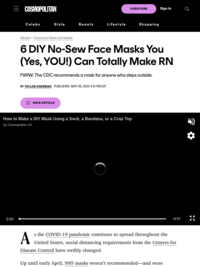 6 Essential Face Masks