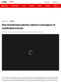 Ken Armstrong's photos capture cruel legacy of residential schools