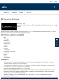 History in the Online Encyclopedia Britannica Library