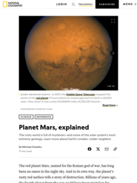 Mars - National Geographic