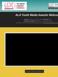 American Library Association -- 2022 Youth Media Award winners
