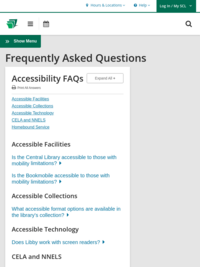 Accessiblity resources at Strathcona County Library