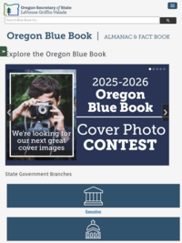 Web version of the Oregon Blue Book, the official state fact book